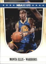 2011-12 Hoops Glossy Golden State Warriors Basketball Card #65 Monta Ellis