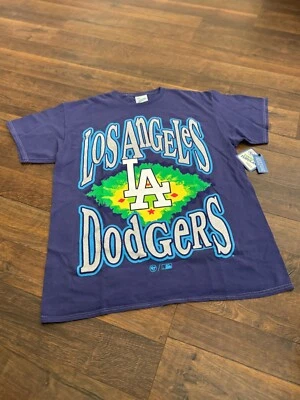 47' brand Vintage Tubular LOS ANGELES DODGERS men's t-shirt, navy, L/XL, New - Image 1 of 2
