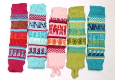 Tres Pares Mezcla Alpaca Calentador de Piernas Invierno Mezcla Cálido Cómodo Exterior Surtido Foto 1 de 3