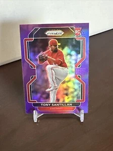 2022 Panini Prizm Tony Santillan Cincinnati Reds Purple Prizm RC #188 - Bild 1 von 2