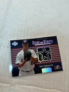 Mark Romanczuk 2003 Finite Jersey Card #USA-J9