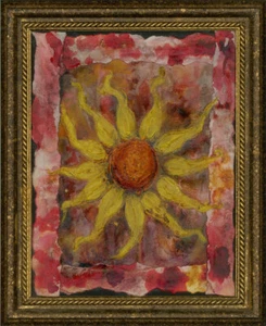 Contemporary Mixed Media - Sunflower - Picture 1 of 3