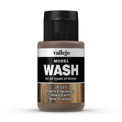 Vallejo Model Wash 76.521 - Wash-color, ölige Erde, 35 ml - Neu