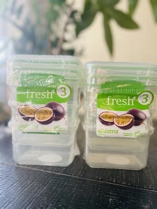 Sistema (6 CONFEZIONI VERDI) contenitore fresco 13,5 once / 400 ml Made in NUOVA ZELANDA🇳🇿 - Foto 1 di 10