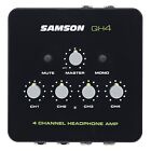 Samson QH4 4-Channel Stereo Studio Headphone Amplifier Amp FREE SHIPPING NEW