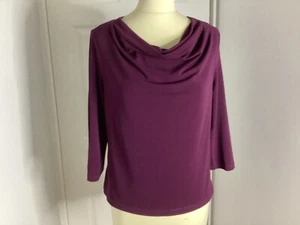 BNWT PLUM COLOURED TOP BY COUNTRY CASUALS SIZE M RRP £49.90 - Picture 1 of 4