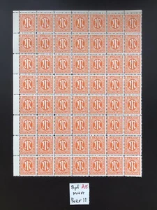 Germany 1945 MNH British & American Allied Military Block Of 56 8pf Type 1 Issue - Picture 1 of 1