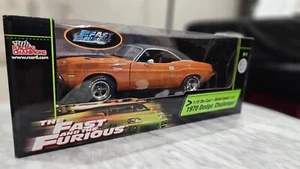1970 Dodge Challenger Orange Fast and Furious 1:18 ERTL Paul Walker - Picture 1 of 8