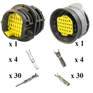 KIT CONNETTORE MASCHIO FEMMINA FRAMATOME 34 VIE TENUTA STAGNA X AUTO MOTO CAMPER - Picture 1 of 1