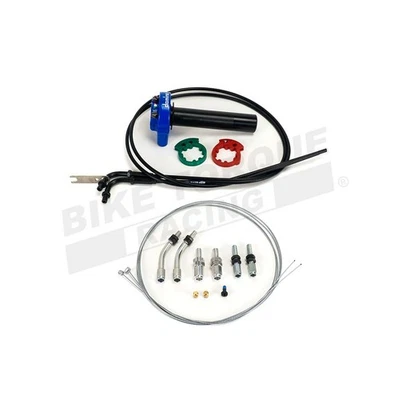 Domino Blue XM2 Quick Action Throttle & Universal Cables to fit Sunbeam Bikes - Image 1 of 4