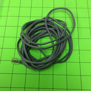 Cable de teléfono gris de 12 pies de dos líneas - Imagen 1 de 5