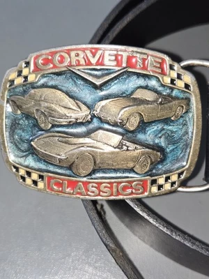Cinturón y hebilla Corvette 1988 vintage Foto 1 de 3