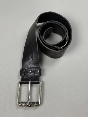 Diesel Vintage Y2K Logo breiter Ledergürtel - Bild 1 von 4