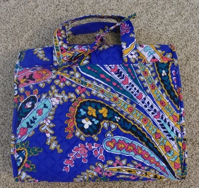 Vera Bradley Bolsa de Aseo de Viaje Colgante Organizador Costmético Púrpura Paisley Foto 1 de 4