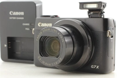 NEAR MINT Canon PowerShot G7X Black Compact Digital Camera 20.3 MP From JAPAN - Image 1 of 4