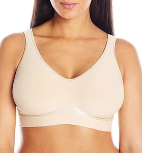 Sujetador Bali Beige Claro Comfort Revolution ComfortFlex Fit Sin Alambres (Talla M) Nuevo con Etiquetas $42 - Imagen 1 de 8
