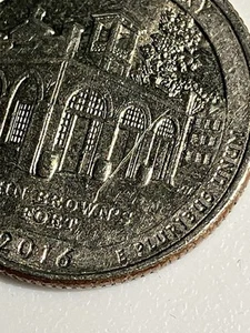 2016 D Harpers Ferry Quarter MINT DIE BREAK ERROR Reverse Strike OPEN TO OFFERS - Picture 1 of 24