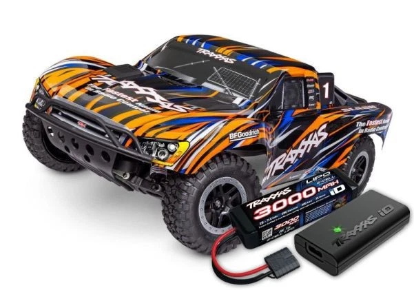 TRAXXAS Slash 1/10 2WD Short-CourseTruck orange RTR BL-2S Brushless, HD mit 2827 - Bild 1 von 1