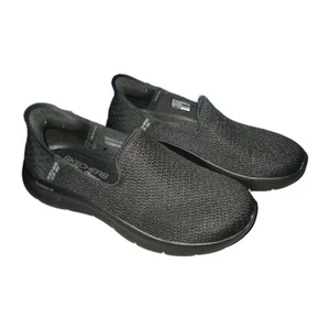 Skechers Women's Shoes Hands Free Slip-Ins Go Walk Flex-Relish Black Size 8.5 - Picture 1 of 11