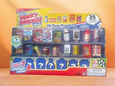 2020 Topps Official Wacky Packages Minis Series 2 3D Puny Products -SET 25 NIB - Image 1 of 4