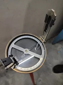Vintage Surveyor Compass 0-360 degree Brass Mix Working Survey Prismatic Compass - Picture 1 of 8