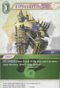 FINAL FANTASY TCG 1 X ALEXANDER 12-039C - COMMUN N0T FOIL - WIND - Picture 1 of 1