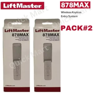 LiftMaster 878MAX Garage Door Keypad Wireless and Keyless Entry System PACK # 2 - Picture 1 of 5