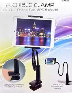 Flexible Clamp ideal for Phone, Tablet, GPS & More, 360 Degree View, New - Picture 1 of 11