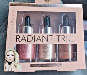Paris Hilton Radiant Trio 3 OC  Blush, Glow, & Bronzer - Picture 1 of 7