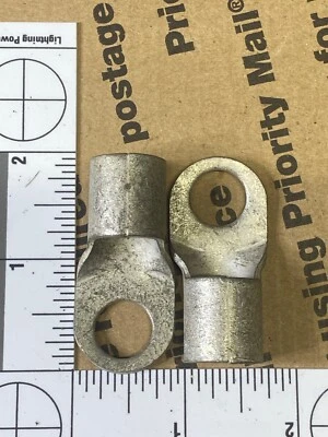 Terminales de Crimpado de 10 Anillos (Tamaño: 1/2" alambre X 1/2") HD Estañado Cobre Sólido AMP Foto 1 de 4