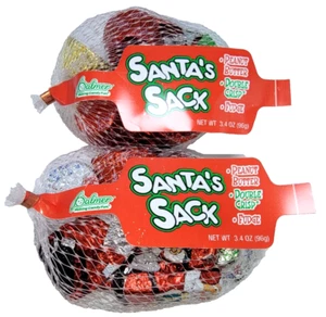 2Pk - Sacco Palmers Santas (Caramelle - Doppia croccante - Burro di arachidi) 3,4 once, ogni NUOVO - Foto 1 di 3