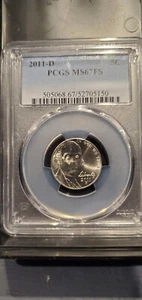Beauty! 2011-D PCGS MS67FS Jefferson Nickel - Picture 1 of 2