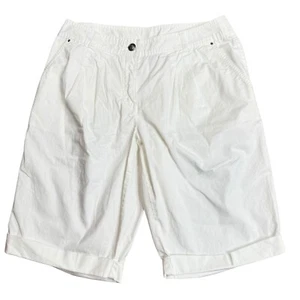 Style Co Bermuda Shorts Wopmens 10 Cotton Stretch Flap Pockets Light Weight - Picture 1 of 14