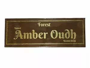 FOREST AMBER OUD NATURAL INCENSE Sticks 250GM Oudh Aloewood Aromatic fragrant - Picture 1 of 3