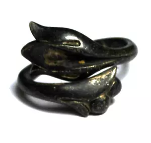 Sterling Avon Tulip Lily Bypass Ring 17mm Size 6.5 - Picture 1 of 3