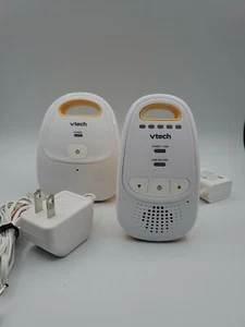 VTech DM111 Digital Audio Baby Monitor yellow white infant listen one way - Picture 1 of 12