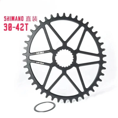 0mm Offset 30 32 34 36 38 40 42T Oval Chainring for Shimano Boost Direct Mount - Image 1 of 4