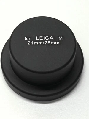 Premium Deep Tall Wide Angle Metal M Rear Lens Cap Black for Leica M Mount - Image 1 of 2