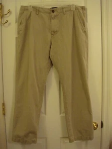 Mens American Eagle Outfitters Khaki Relaxd Straight Cottn Beige Pants Sz 38x30 - Picture 1 of 7