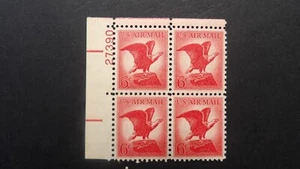 1963 #C67 6c Eagle Plate Block #27390 UL MNH OG VF - Picture 1 of 1