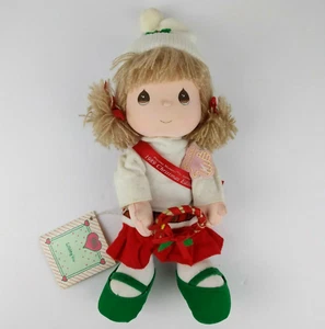 Muñeca Applause Precious Moments 1989 Edición Navidad Missy #21624 con etiquetas de colección - Imagen 1 de 7