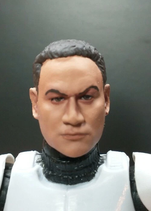 SOLO CABEZA Star Wars serie negra personalizada solo cabeza de soldado clon Jango fett Foto 1 de 3