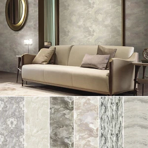 Papel pintado Coleman Bros Decori & Decori Carrara 2 836 mármol 1 m oro crema plata - Imagen 1 de 14