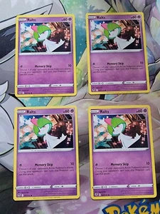 Pokemon Silver Tempest Ralts 067 Playset x4 NM - Picture 1 of 2