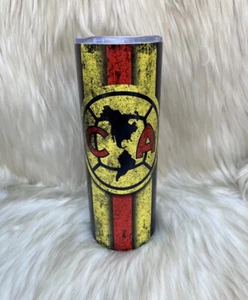 Skinny Becher 20oz Club Aguilas del America Edelstahl Neu - Bild 1 von 3