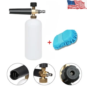 Car Wash Snow Foam Lance Cannon Soap Bottle Sprayer For Pressure Washer Gun Jet - Picture 1 of 12