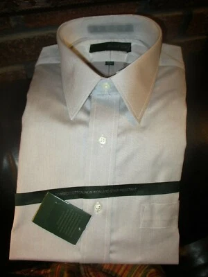 Nueva Camisa de Vestir Gris MARSHALL FIELDS Para Hombres Cuello Punta 15 1/2 32/33 Foto 1 de 3