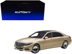 2016 Mercedes Maybach S600 Champagne Gold 1/18 Model Car Autoart - Picture 1 of 3