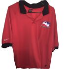 Nike Indy Racing League vintage polo red XL Made in USA