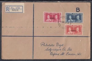 Niue Scott 70-2 FDC - 1937 edición de coronación - Imagen 1 de 1